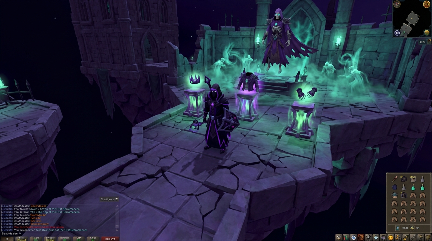 Reaching The First Necromancer For Tier 95 Gear