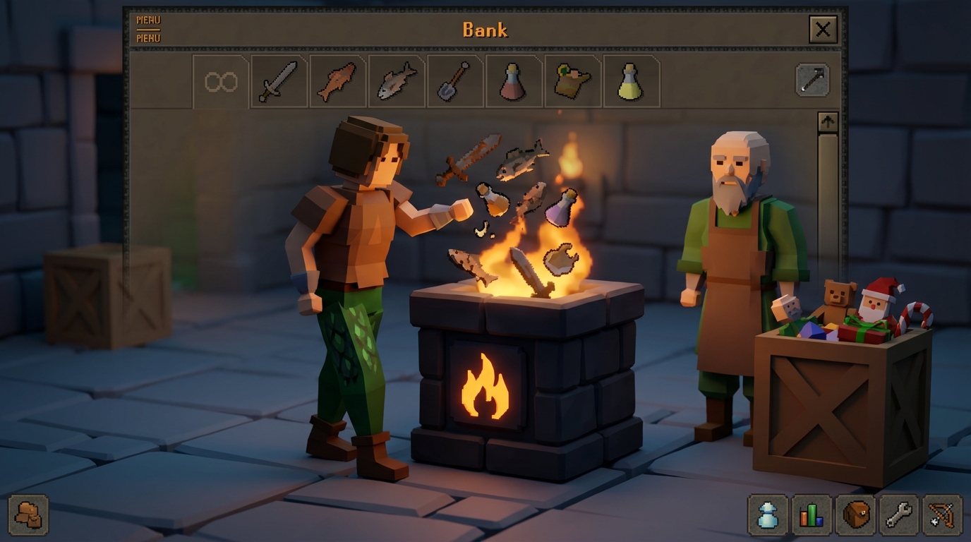 Master Your Bank With These Pro OSRS Organization Tips Clear Out Junk Using The Incinerator And Diango