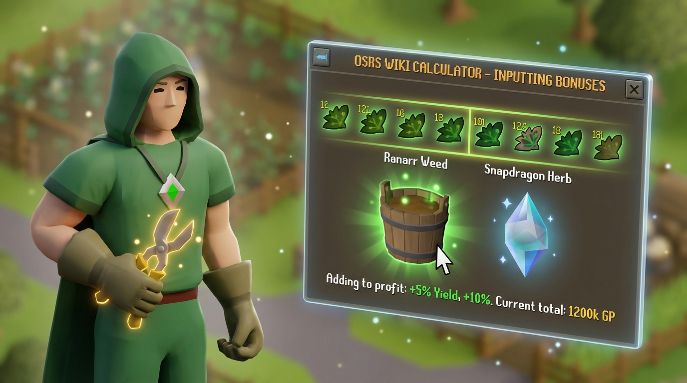 Inputting Bonuses Into the OSRS Wiki Calculator
