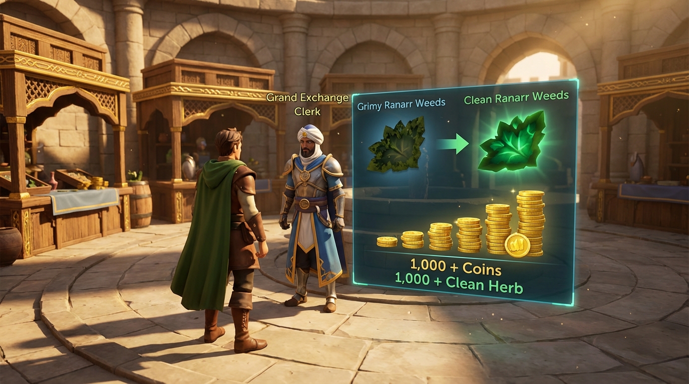 Managing Your Grand Exchange Herb Flips