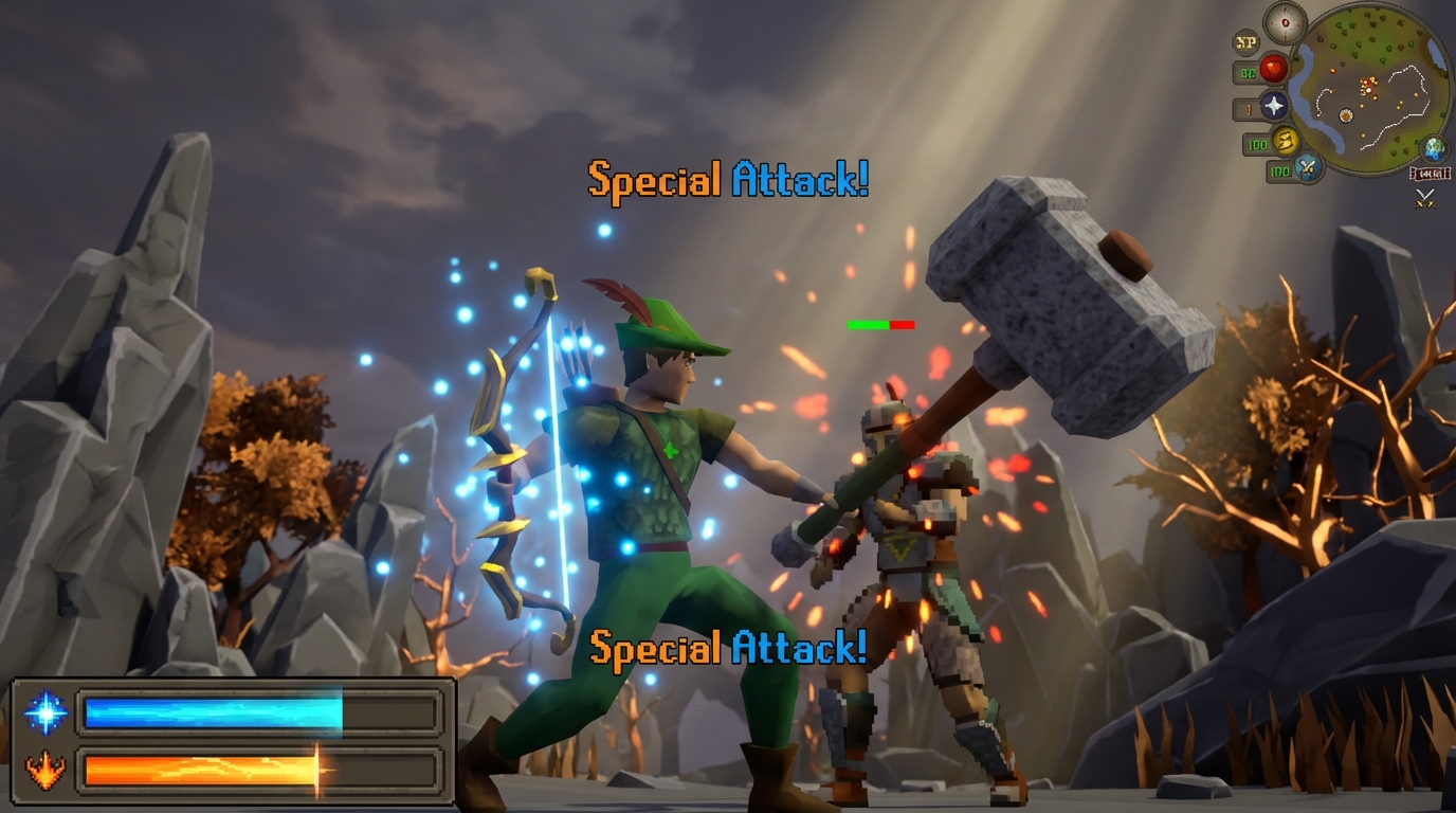 Mastering The Magic Shortbow To Gmaul Combo