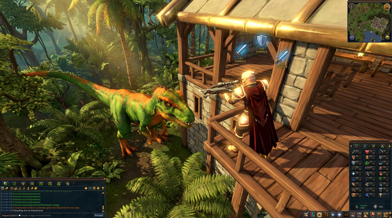 Boosting Damage Against Anachronia Dinosaurs