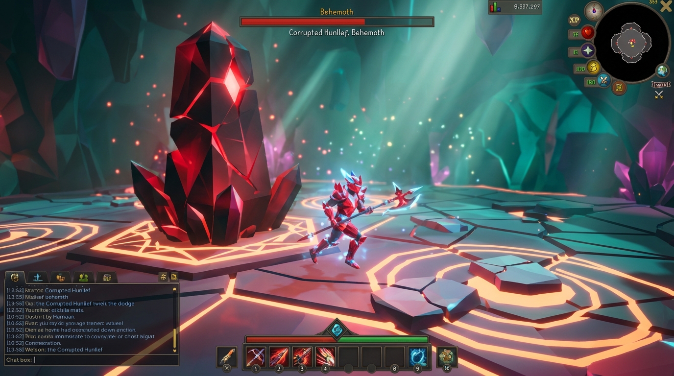 Surviving The Corrupted Hunllef Boss Fight