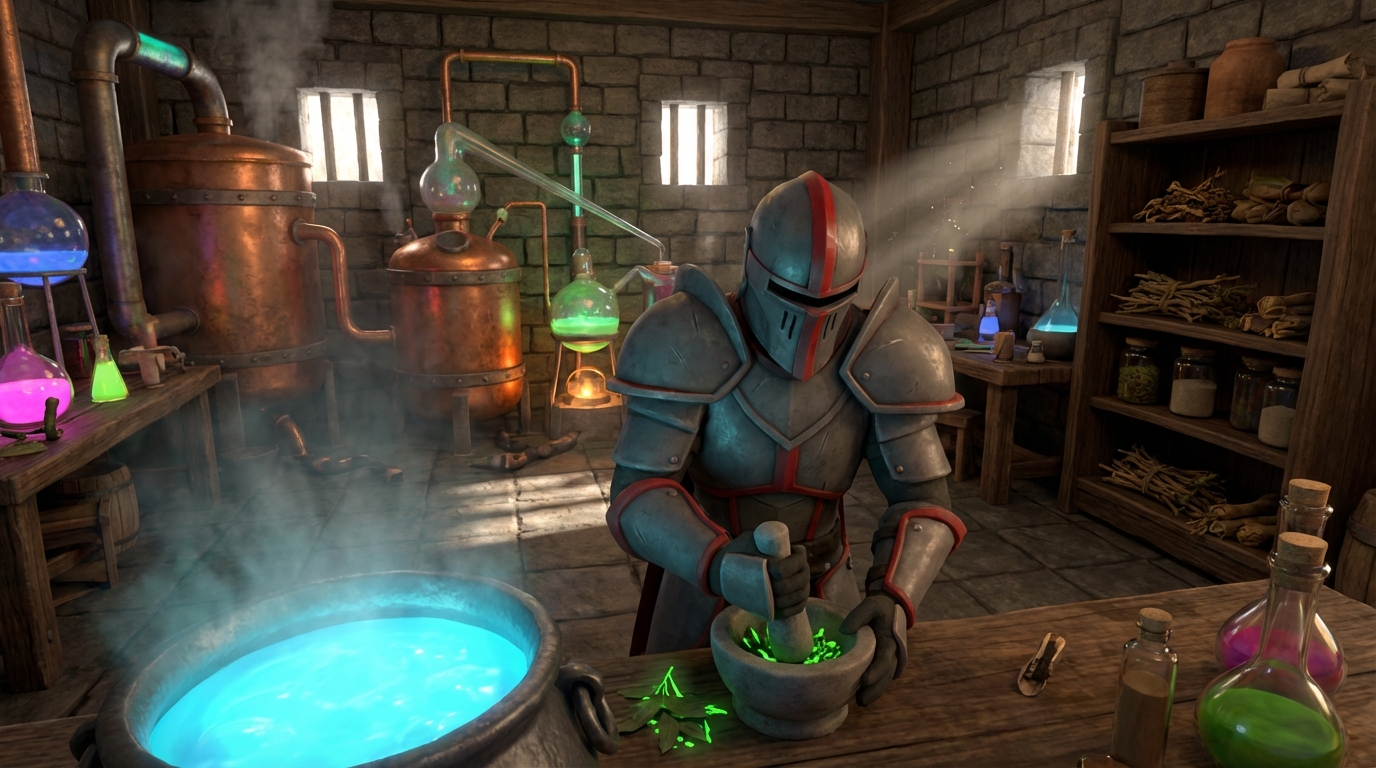 Training At The Mastering Mixology Minigame