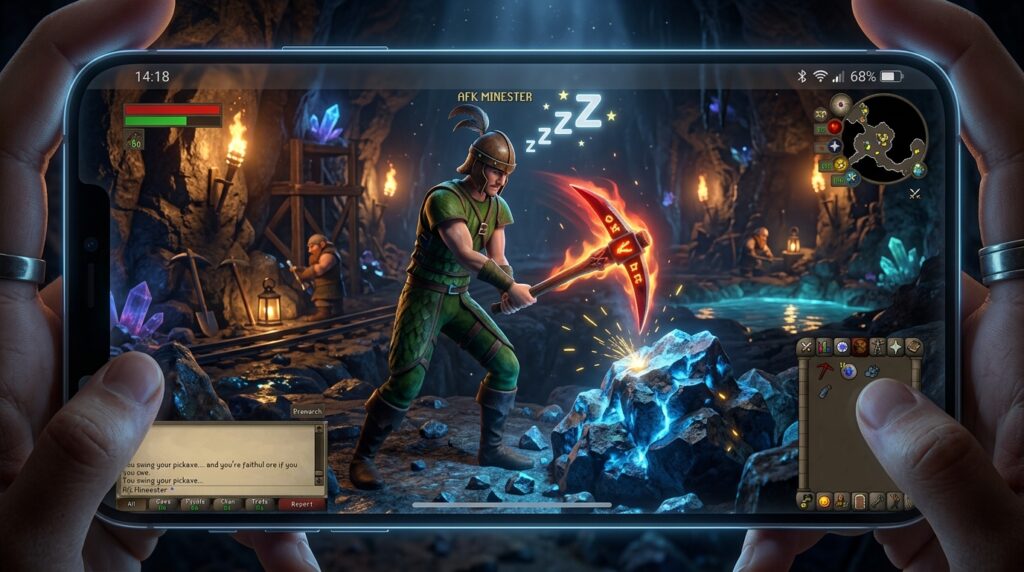 best osrs skills to train on mobile for afk gains 1775552517755