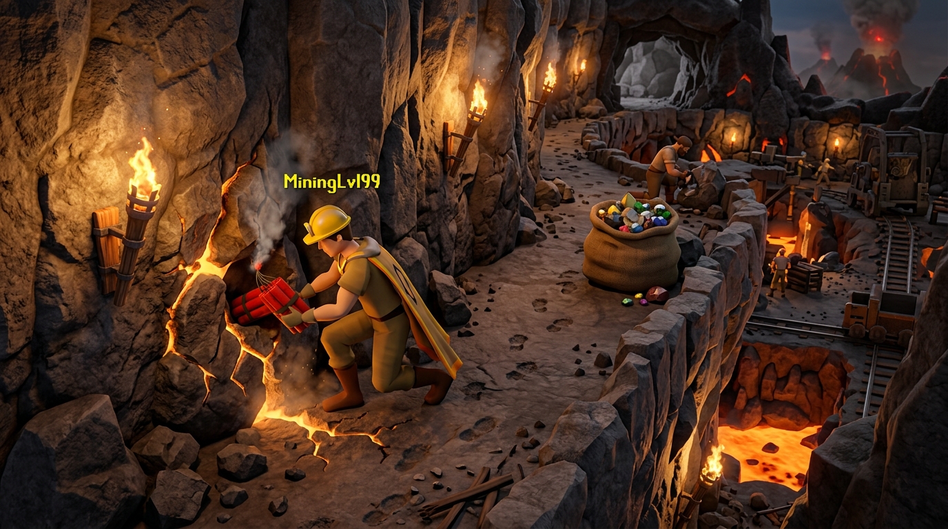The Ultimate Osrs Blast Mine Guide For Maximum Profits And Experience Efficient Blast Mine Pathing And Sack Management
