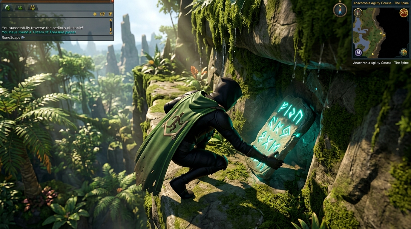 Master The Anachronia Agility Course For Double Surge Finding Essential Totem Pieces And Rare Drops