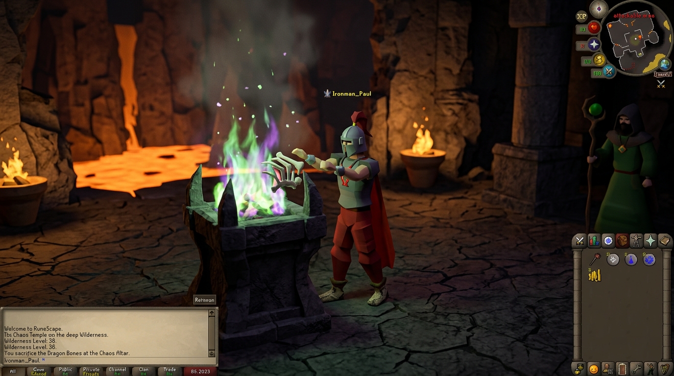 Sacrificing Dragon Bones At The Chaos Altar