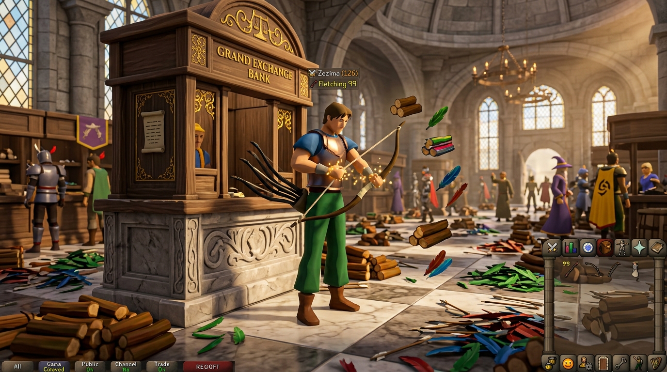 Fast Fletching Methods For Maximum AFK Time