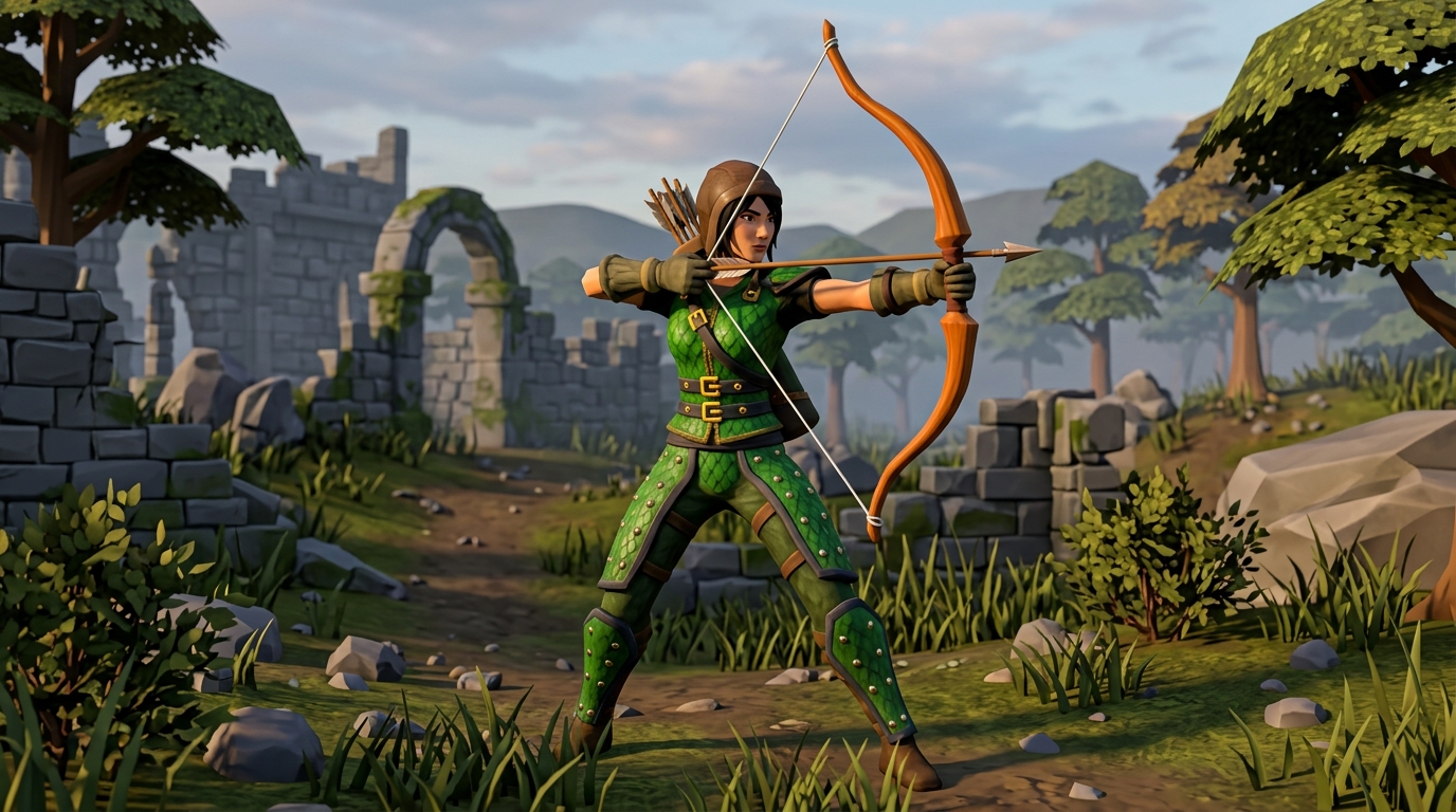 The Ultimate Guide To Best In Slot OSRS F2P Ranged Gear Mastering The Green Dragonhide And Maple Shortbow Meta