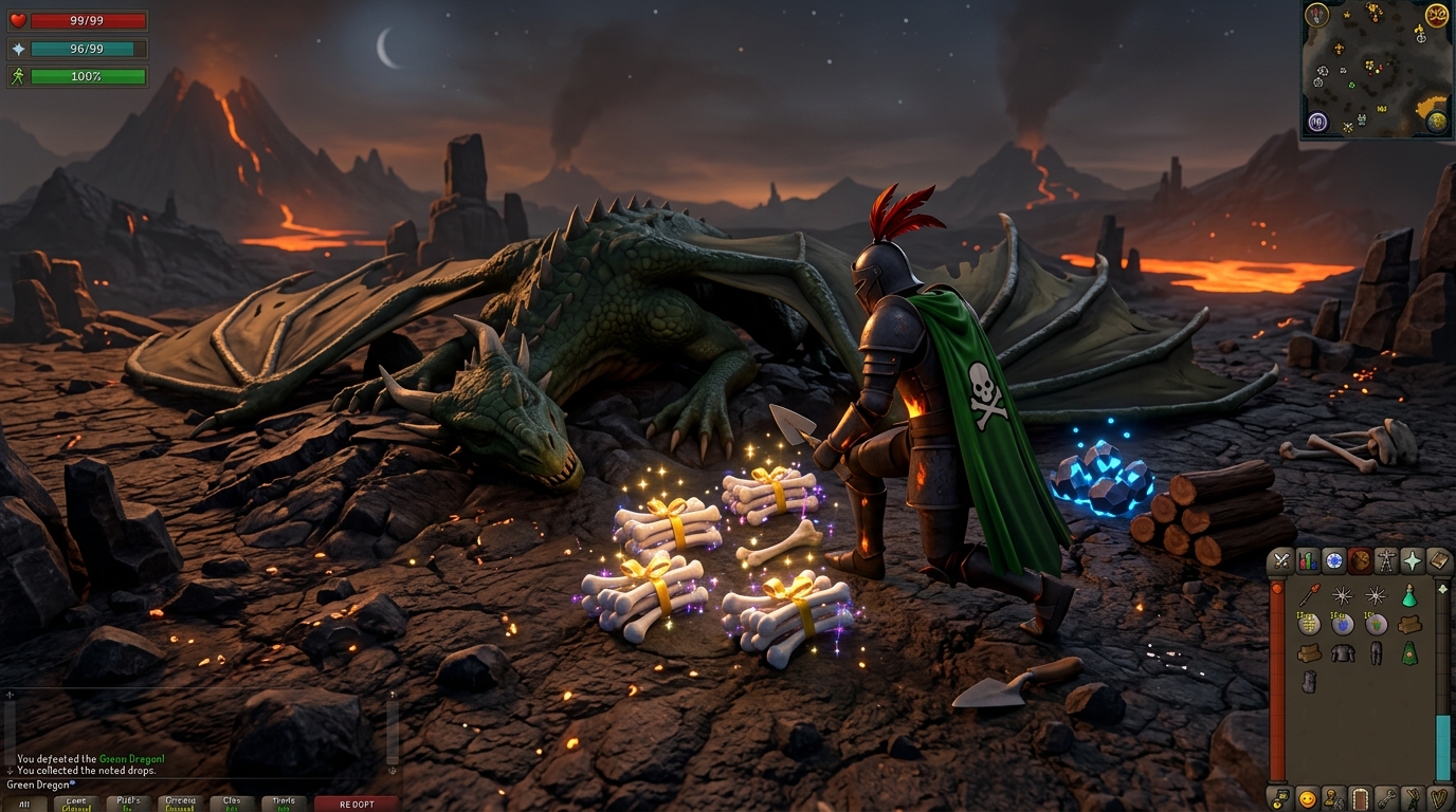 Master The Wilderness With These Essential Achievement Diary Rewards Noted Dragon Bones And Elite Resource Gains