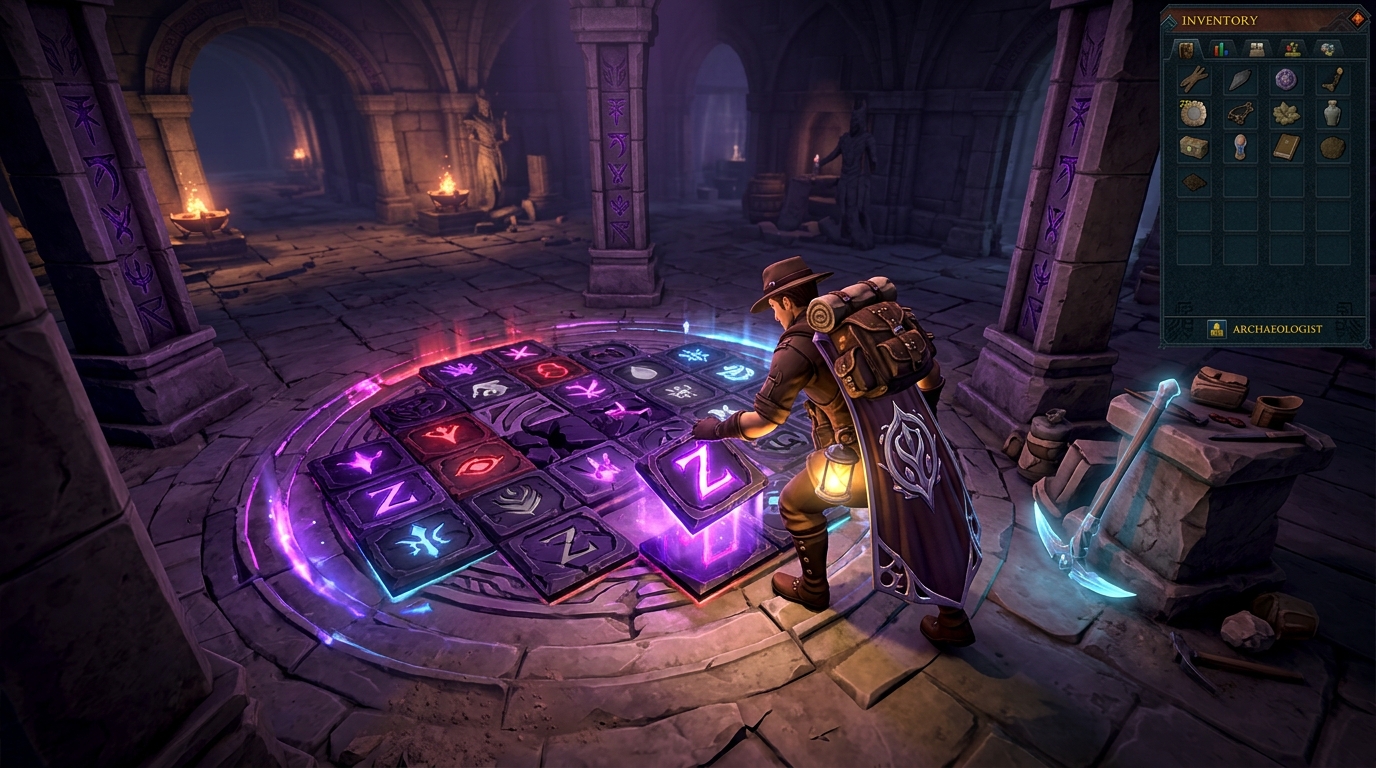 Fast Solutions For RuneScape 3 Archaeology Mysteries Solving The Vault Of Shadows Elemental Puzzles