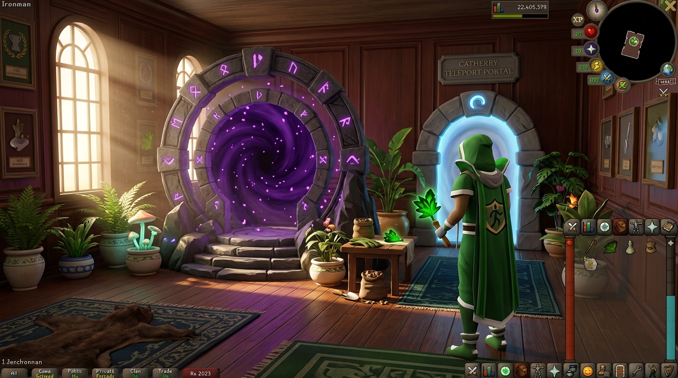 The Best OSRS House Portal Priorities For Bossing And Questing Strategic Teleports For Ironman Herb Runs