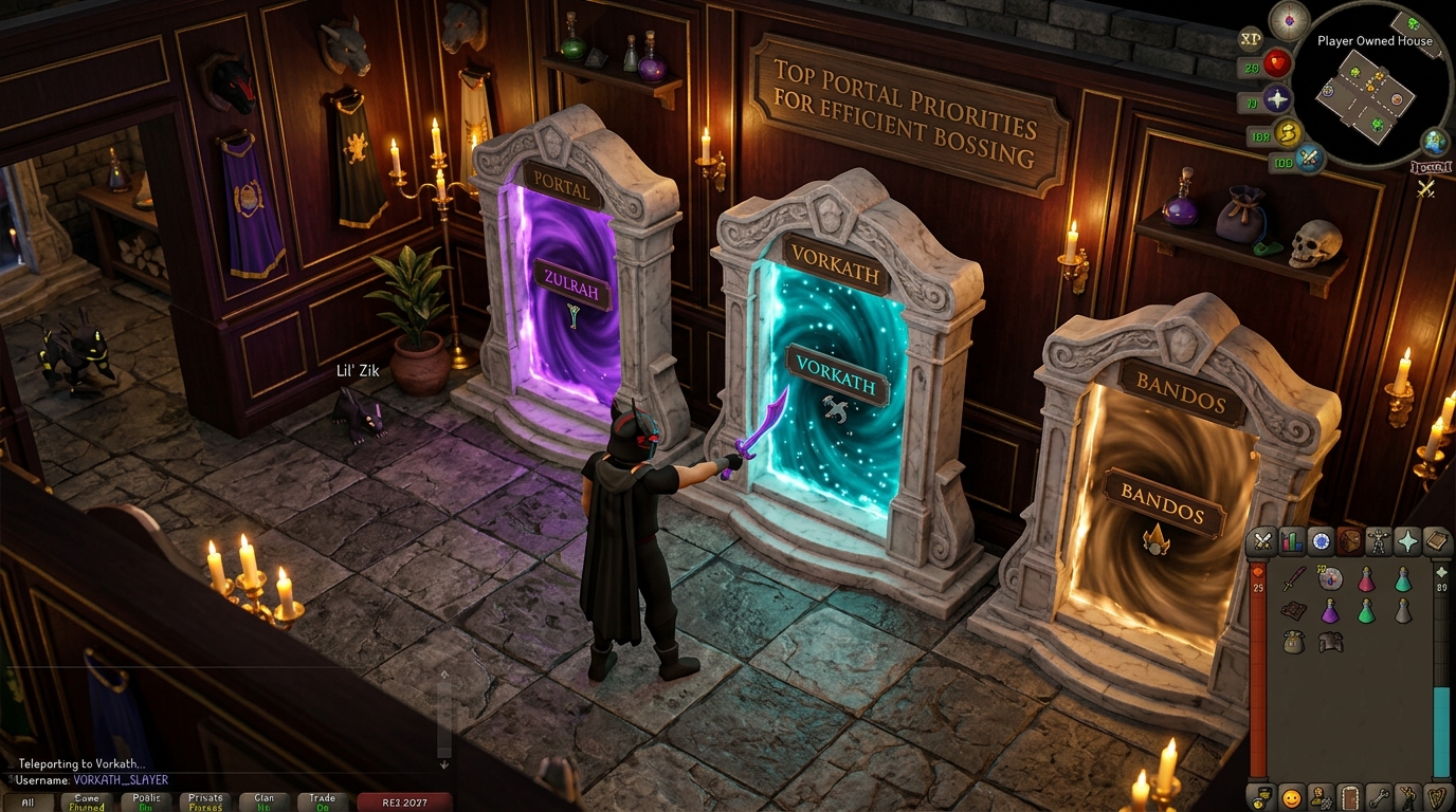 The Best OSRS House Portal Priorities For Bossing And Questing Top Portal Priorities For Efficient Bossing