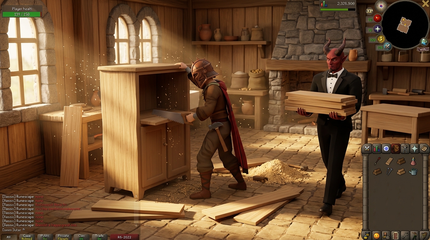 OSRS 99 Construction Cost: The Ultimate Plank and GP Breakdown Balanced Oak Methods for Steady Experience and Moderate Costs