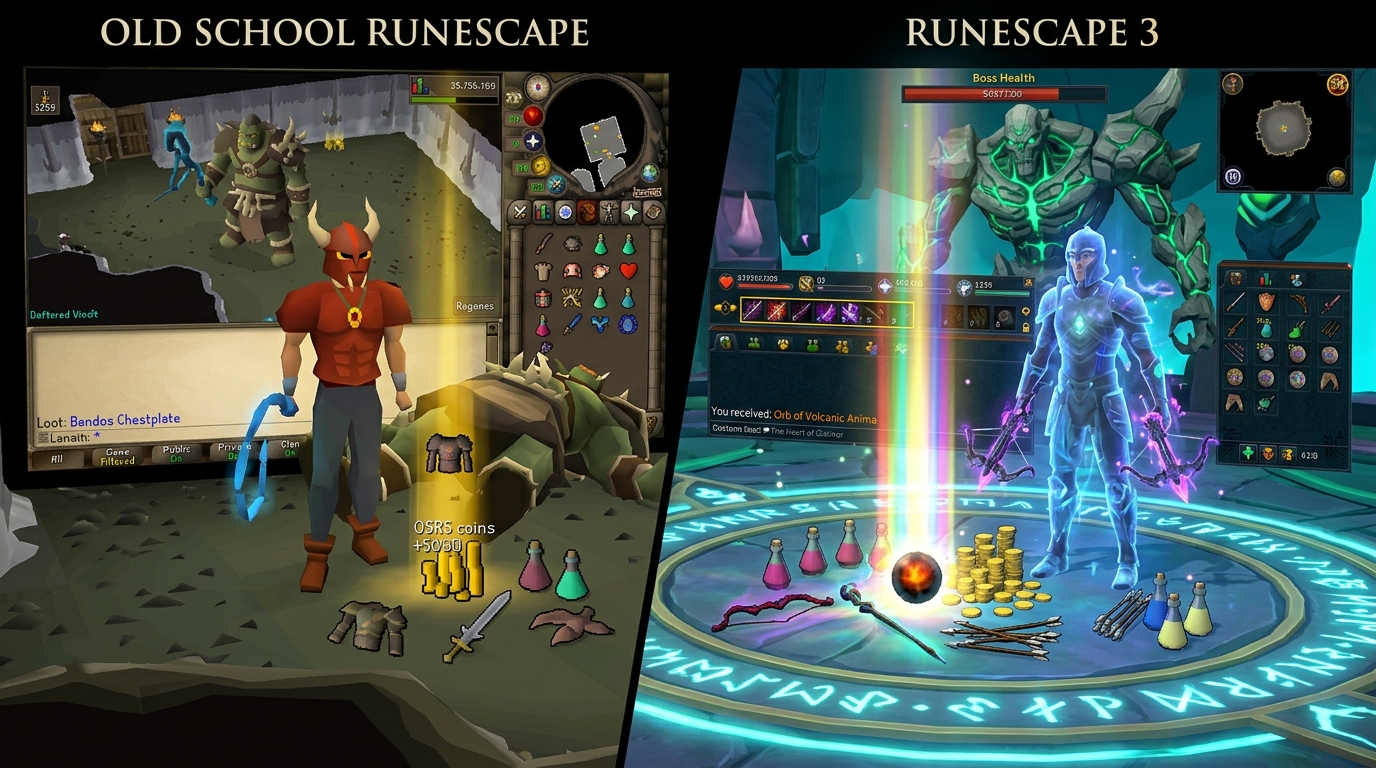 How To Get The Best Value From Your RuneScape Membership Comparing OSRS Bossing And RS3 Combat Rewards