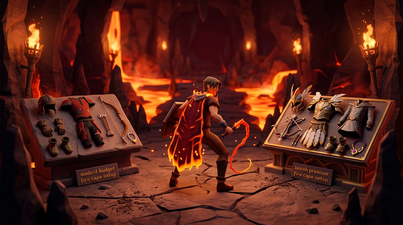 OSRS Fire Cape Setup: Budget Gear, Premium Upgrades, And Jad Prep Budget Versus Premium Fire Cape Setups