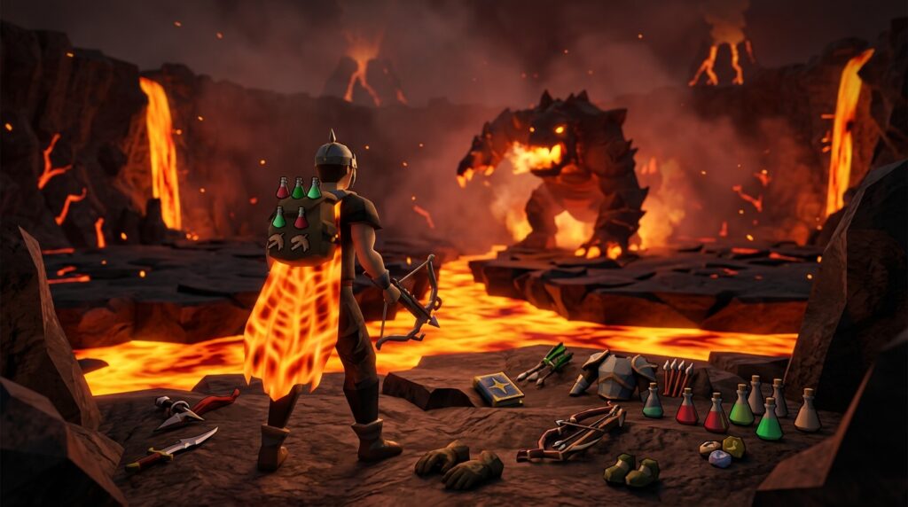 osrs fire cape setup budget gear premium upgrades 1787648767517